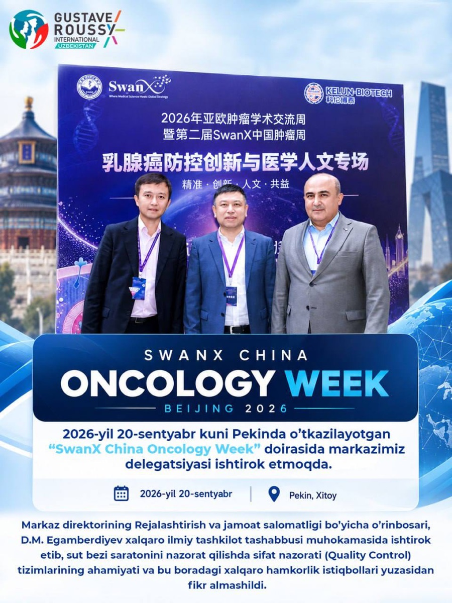Merkezimiz Pekin'deki SwanX China Oncology Week'te